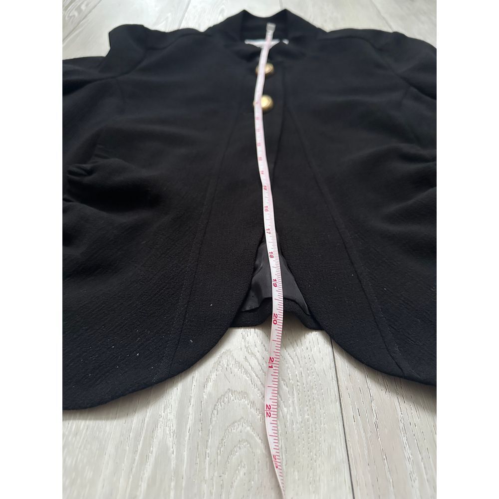 Simonton says designed by George jacket long sleeve blazer black pockets size xs - Picture 11 of 14